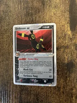 Umbreon ex 112/115 Damaged - Unseen Forces Vintage Pokemon Card - Image 5