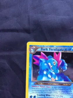 Pokemon Cards: Neo Destiny Rare Holo: Dark Feraligatr 5/105 - Image 3