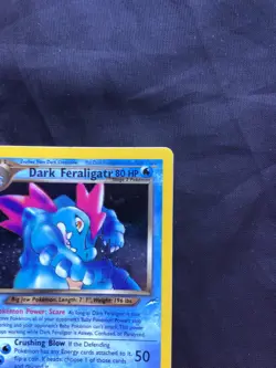 Pokemon Cards: Neo Destiny Rare Holo: Dark Feraligatr 5/105 - Image 4