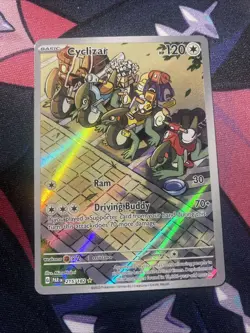 Cyclizar 215/182 Sv04: Paradox Rift Holo Pokemon Card Near Mint Condition - Image 1
