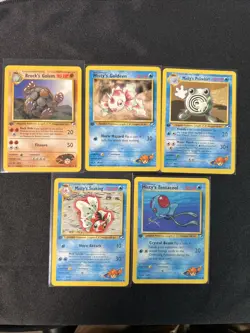 Pokemon TCG 1st Edition Gym Hero 5 Card Lot For Kmoran7171 731329511228 - Image 1