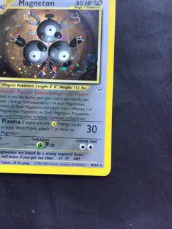 Pokemon Cards: Neo Revelation Rare Holo: Magneton 10/64 - Image 5