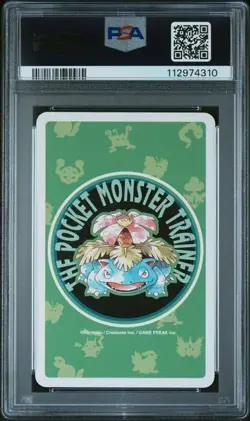 Pokemon PSA 8 Charmander #004 Ace Of Clubs Green Card Poker 1996 Japanese - Image 3