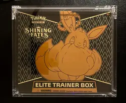 EMPTY Shining Fates ETB Elite Trainer Box Pokemon Card Booster Box Pack - Image 1