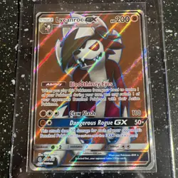 Lycanroc GX 138/145 Pokemon TCG Guardians Rising Sun Moon Full Art Rare Card B08 - Image 1