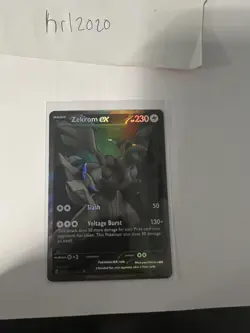 Pokemon TCG Black Bolt Zekrom EX BWR Card 172/086 Pack Fresh - English - Image 5