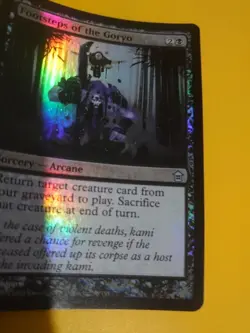 Footsteps of the Goryo, Saviors of kamigawa MTG Card. Arcane FOIL sorcery - Image 3