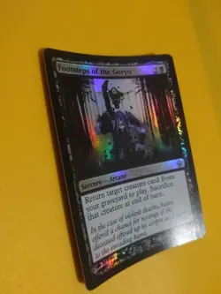 Footsteps of the Goryo, Saviors of kamigawa MTG Card. Arcane FOIL sorcery - Image 4