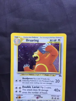 Pokemon Cards: Neo Discovery Rare Holo: Ursaring 15/75 - Image 2
