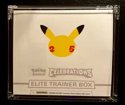 EMPTY Celebrations ETB Elite Trainer Box Pokemon Card Booster Box Pack - Image 1