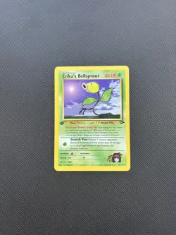 Pokemon Card 1st Edition Gym Challenge Erika's Bellsprout 38/132 WOTC - Image 2