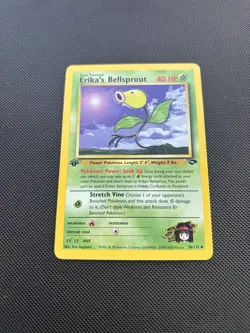 Pokemon Card 1st Edition Gym Challenge Erika's Bellsprout 38/132 WOTC - Image 3
