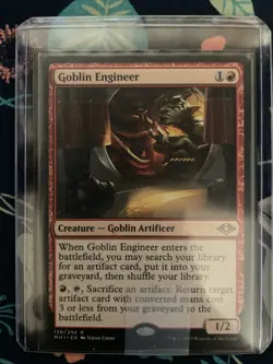 Goblin Engineer Modern Horizons Regular Card NM Magic The Gathering - Image 1