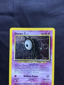 Pokemon Cards: Neo Discovery Rare Holo: Unown A 14/75 - Image 2