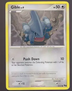 Gible Common POP Series 9 014/017 Pokemon Trading Card TCG - Image 1