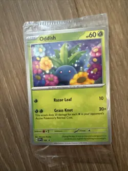 Oddish SVP 102 Promo Card Path To The Peak Pokemon Scarlet and Violet-Sealed - Image 1