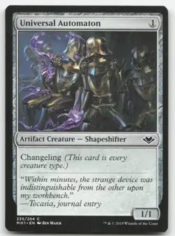 MTG Modern Horizons #235 Universal Automaton Changeling NM - Image 1