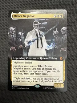 MTG Spider-Man Mister Negative Mythic Borderless Non Foil English - Image 1