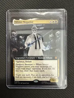 MTG Spider-Man Mister Negative Mythic Borderless Non Foil English - Image 3