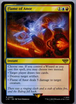 Near Mint or Better Flame of Anor #203 The Lord of the Rings W/Tracking - Image 1