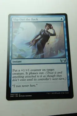 MTG Slip Out the Back x1- -Streets of New Capenna-Lightly Played - Image 1