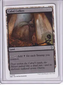 NM Cabal Coffers #0106 White Border Mystery Booster 2 - Image 1