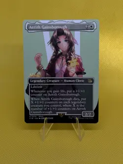 Aerith Gainsborough (Borderless) Final Fantasy Regular - NM - 0374 - Image 1
