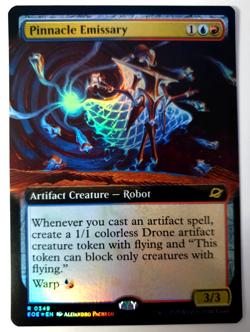 MTG Edge of Eternities - Pinnacle Emissary - FOIL Extended Rare - 0349 NM - Image 1