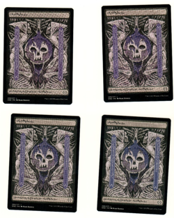Set Of 4 MTG Swamp 269 Full Art Phyrexia All Will Be One Magic The Gathering - Image 1
