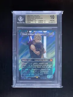 2023 Final Fantasy Cloud Midgar Mercenary Surge Foil BGS 10 Pristine - Image 1