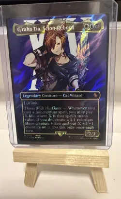 G'raha Tia, Scion Reborn (Borderless) Surge Foil Commander Final Fantasy MTG 211 - Image 1