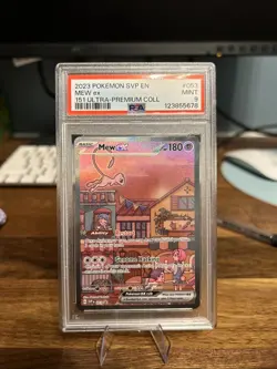 Pokemon Mew EX TCG 151 Promo Card SVP053, Black, Star, PSA 9 - Image 1