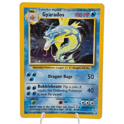 Gyarados Holo 6/102 Base Set Pokemon TCG 1999 WOTC Vintage Heavy Play - Image 1