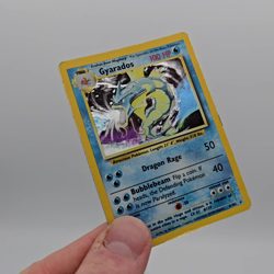Gyarados Holo 6/102 Base Set Pokemon TCG 1999 WOTC Vintage Heavy Play - Image 2