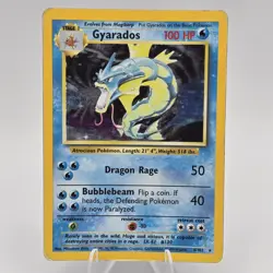 Gyarados Holo 6/102 Base Set Pokemon TCG 1999 WOTC Vintage Heavy Play - Image 3
