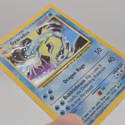 Gyarados Holo 6/102 Base Set Pokemon TCG 1999 WOTC Vintage Heavy Play - Image 5