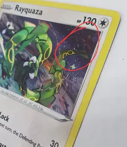 🌀 Rayquaza SWSH029 Cosmos Holo Pokemon Promo Swirl NM/M Unplayed Pack Fresh - Image 1