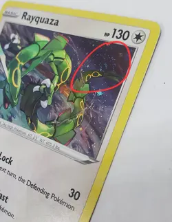 🌀 Rayquaza SWSH029 Cosmos Holo Pokemon Promo Swirl NM/M Unplayed Pack Fresh - Image 2