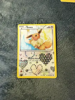 Eevee Rc14/Rc25 Legendary Treasures: Radiant Collection Holo Near Mint Pokemon - Image 1