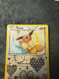Eevee Rc14/Rc25 Legendary Treasures: Radiant Collection Holo Near Mint Pokemon - Image 5