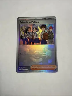 Friends in Paldea 109/131 Pokemon Prismatic Evolutions Poke ball Reverse Holo NM - Image 1