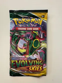 Evolving Skies Pokemon Booster Pack Lot of 4 - Complete Art Set - Image 4