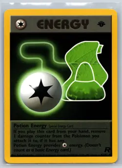 NM Potion Energy 82/82 1st Edition Team Rocket Pokemon 2000 - Image 1