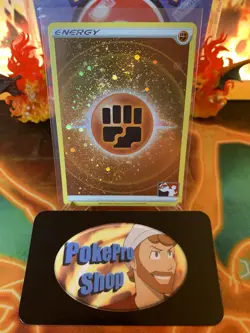 2023 Play! Pokemon Prize Pack Series 3 Fighting Energy Cosmos Holo - NM - Image 1