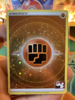 2023 Play! Pokemon Prize Pack Series 3 Fighting Energy Cosmos Holo - NM - Image 2