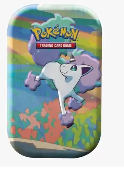 Pokemon TCG: Galar Pals Empty Mini Tin (Galarian Ponyta) with Promo Insert 820650827075 - Image 1