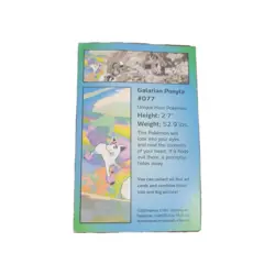 Pokemon TCG: Galar Pals Empty Mini Tin (Galarian Ponyta) with Promo Insert 820650827075 - Image 3