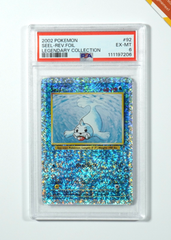 Pokemon PSA 6 Seel #92 Reverse Foil Legendary Collection 2002 English - Image 1