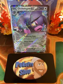 2023 Play! Pokemon Prize Pack Series 3 Oinkologne EX 158 - NM - Image 1