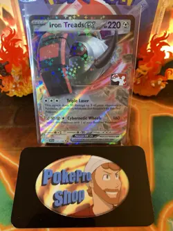 2023 Play! Pokemon Prize Pack Series 3 Iron Treads EX 143 - NM - Image 1